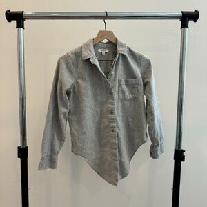 Madewell Self-Tie Flannel Shirt XXS